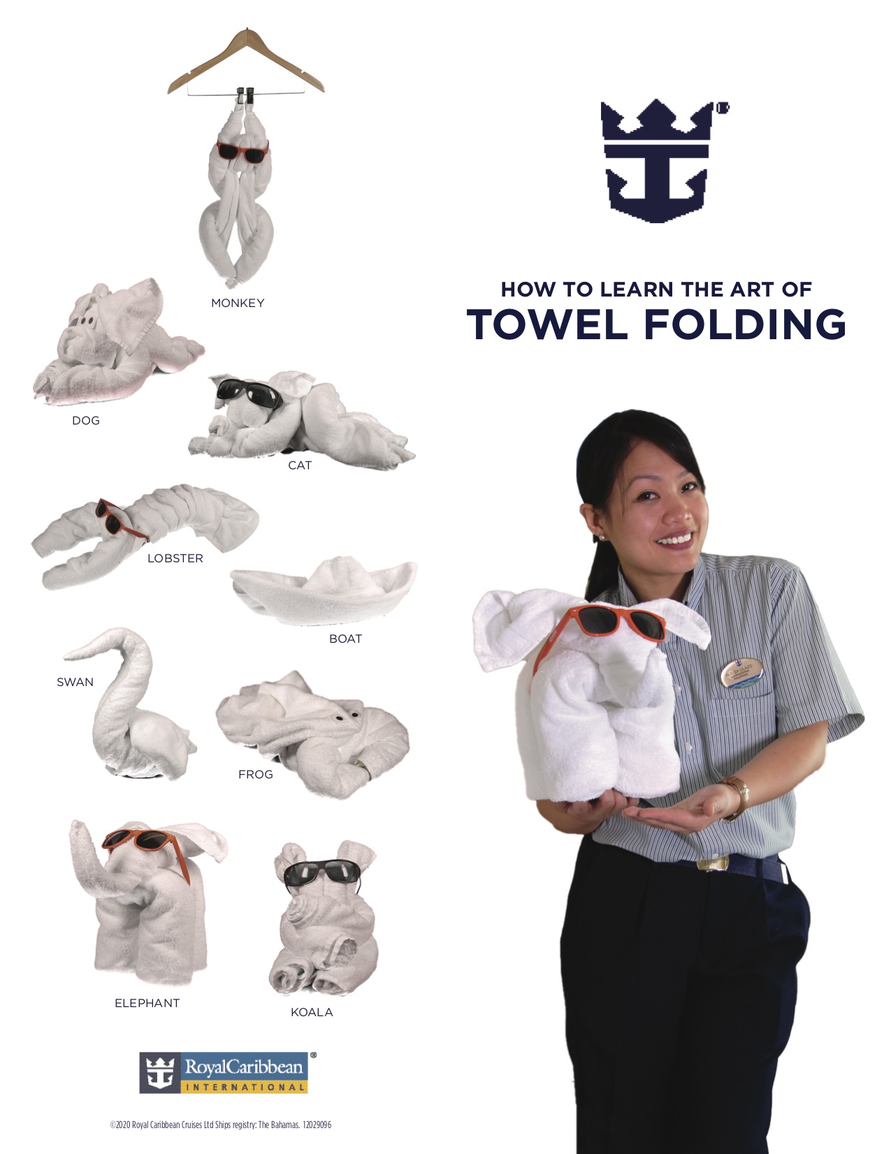 Royal Caribbean: The Art of Towel Folding - Must Love Travel